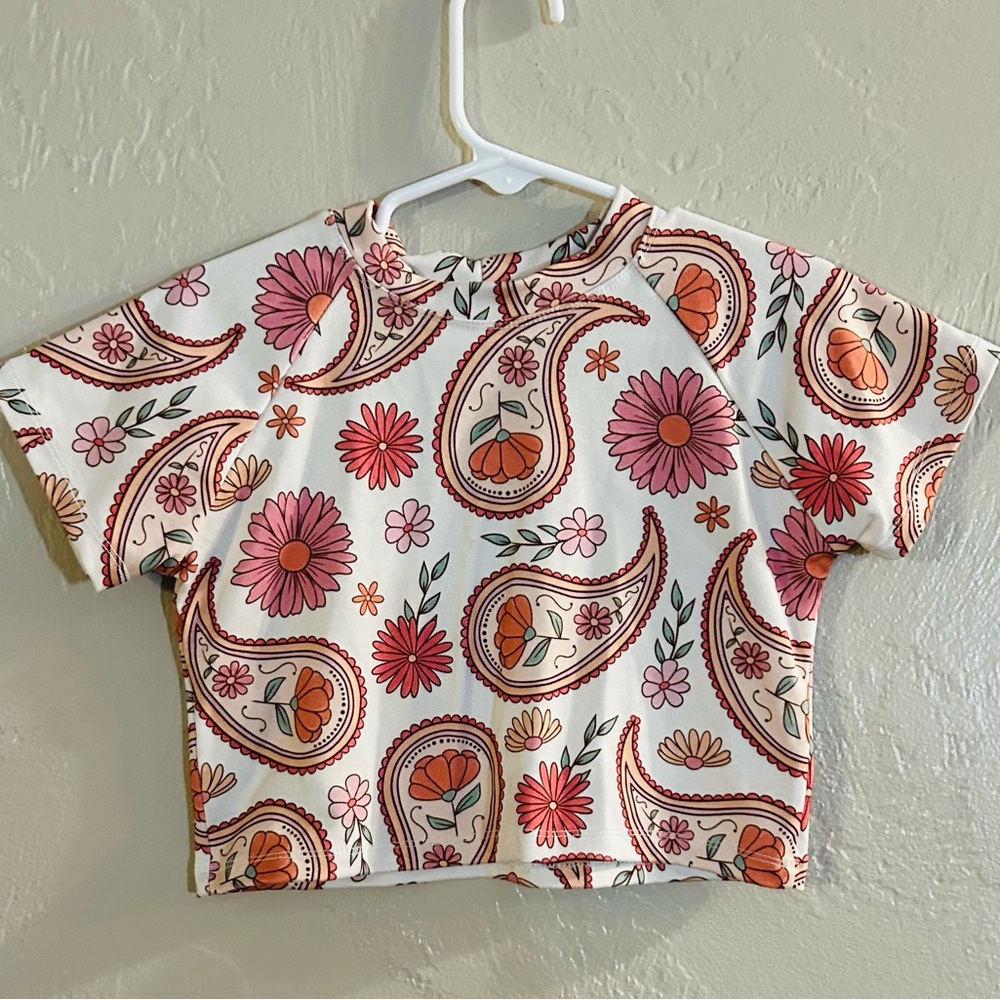 Floral Paisley Toddler Outfit